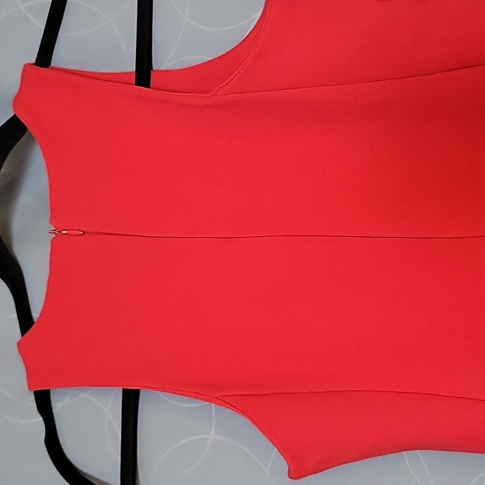 Zara Basic Evening Collection Women’s Red Sleevel… - image 6